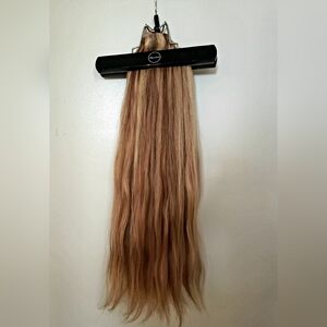 BELLAMI SILK SEAM CLIP IN VOLUME WEFTS HIGHLIGHTS ASH BRONDE 22" HAIR EXTENSIONS